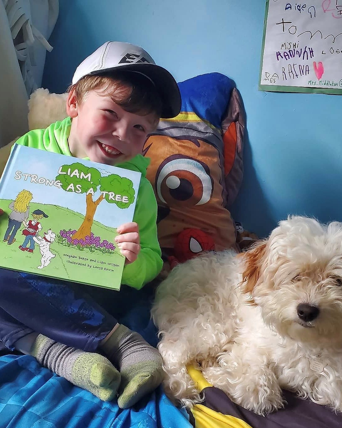Liam and the book he wrote